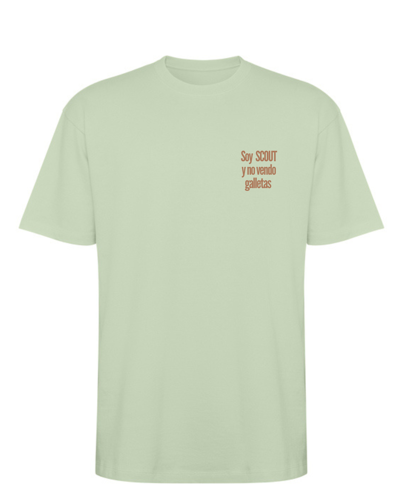 Camiseta Oversize: Soy SCOUT y no vendo galletas