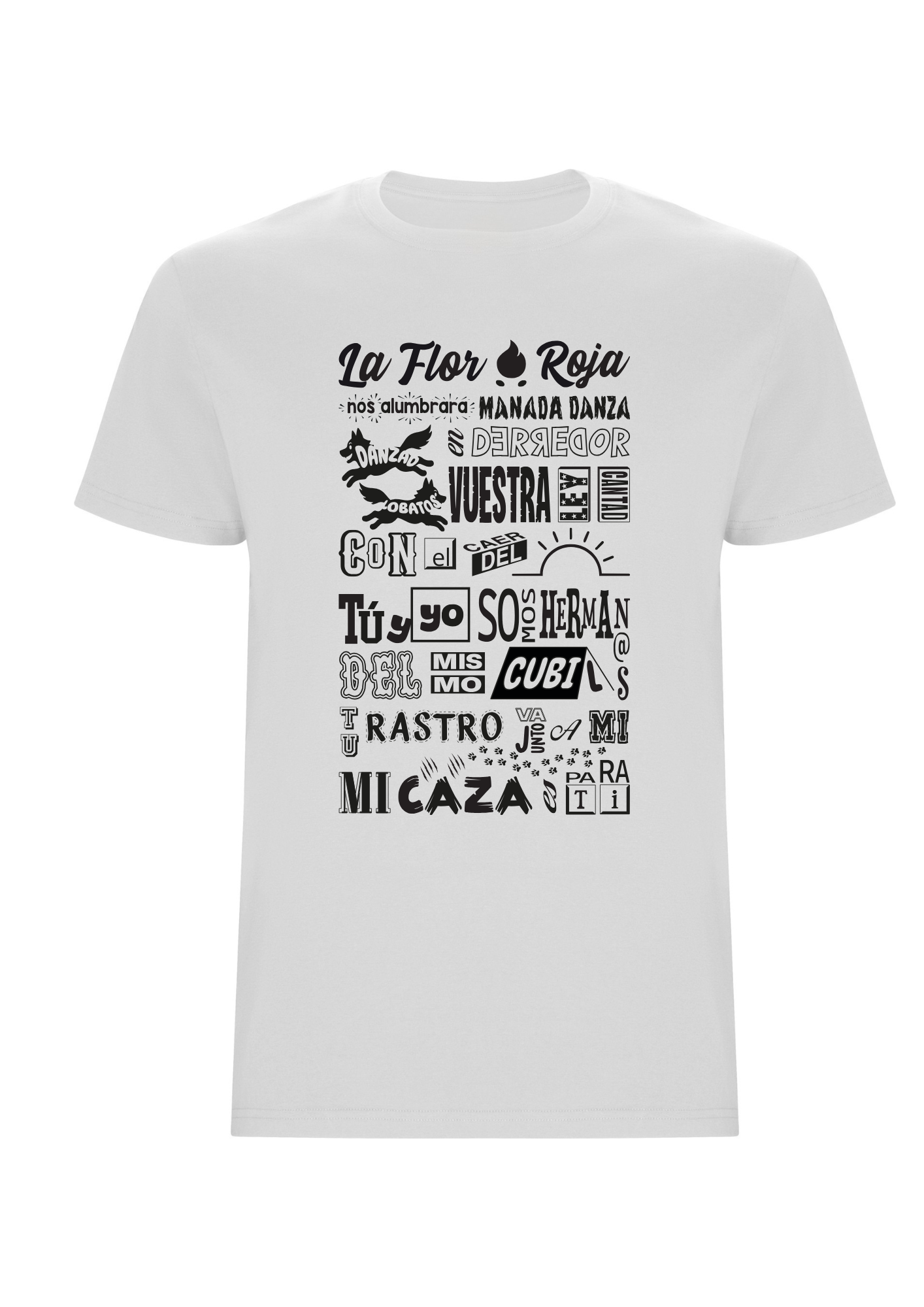 Camiseta La Flor Roja nos alumbrará