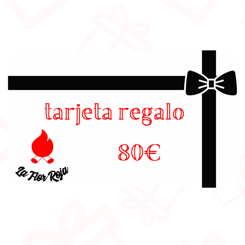 TARJETA REGALO LA FLOR ROJA