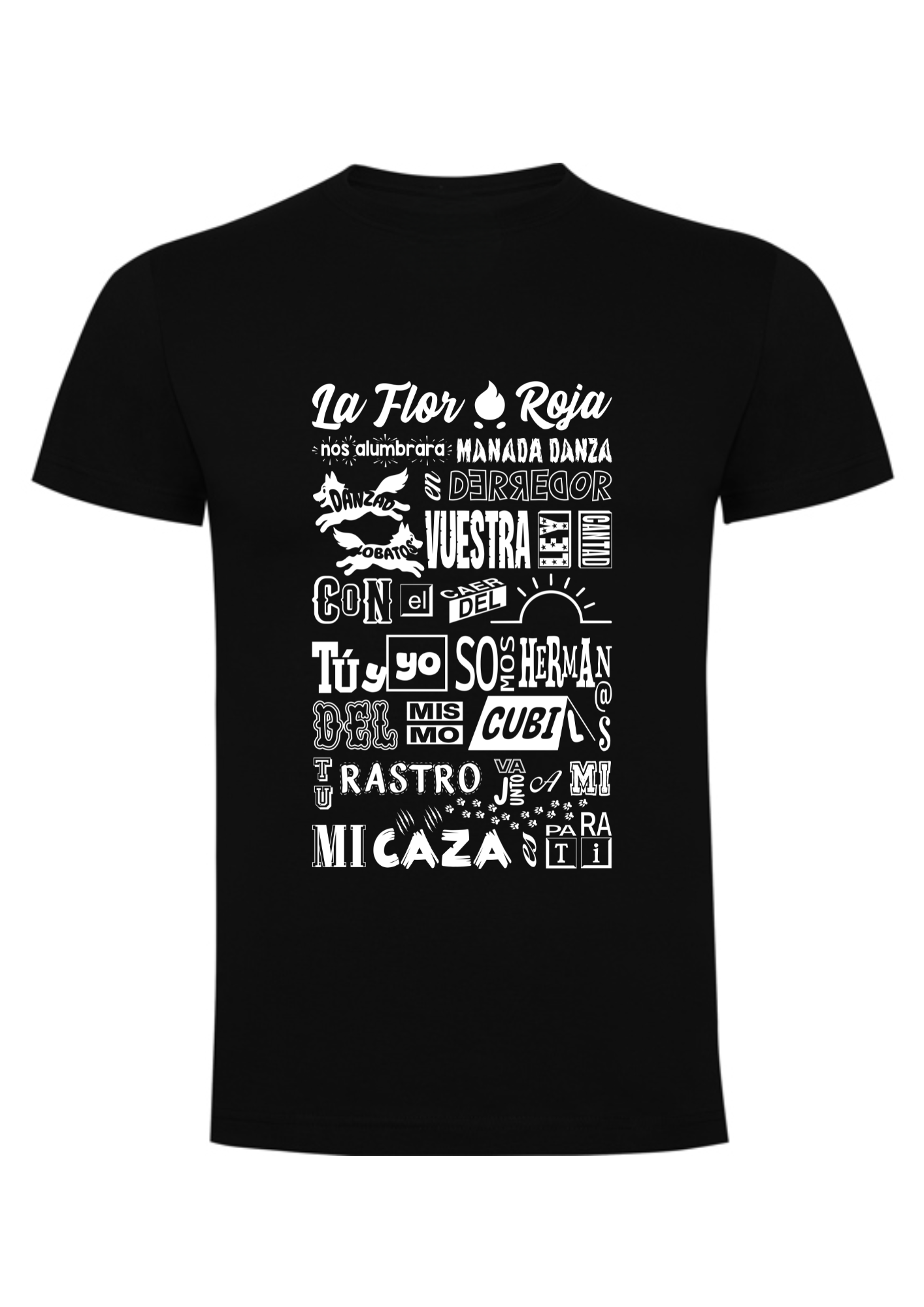 Camiseta La Flor Roja nos alumbrará