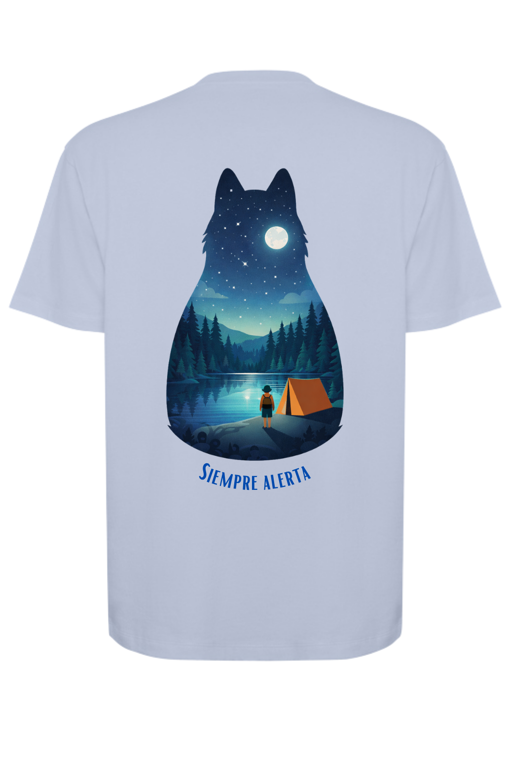 Camiseta Akela anochecer Siempre Alerta