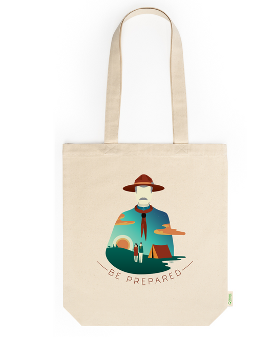 Bolsa scout Be Prepared – Algodón orgánico